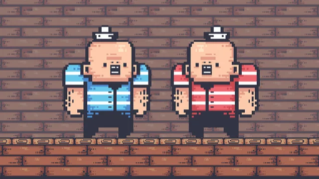 2 Player Red Blue Pirates