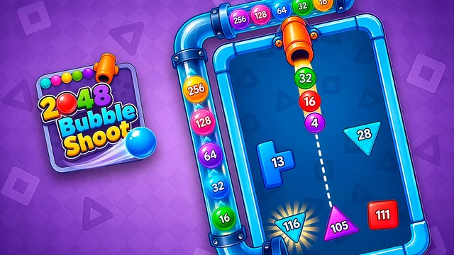 2048 Bubble Shoot