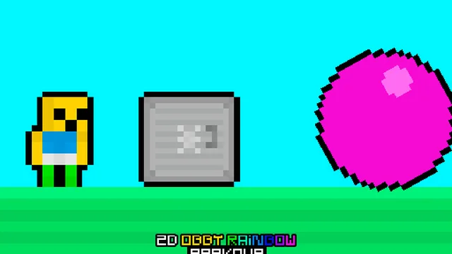 2D Obby Rainbow Parkour