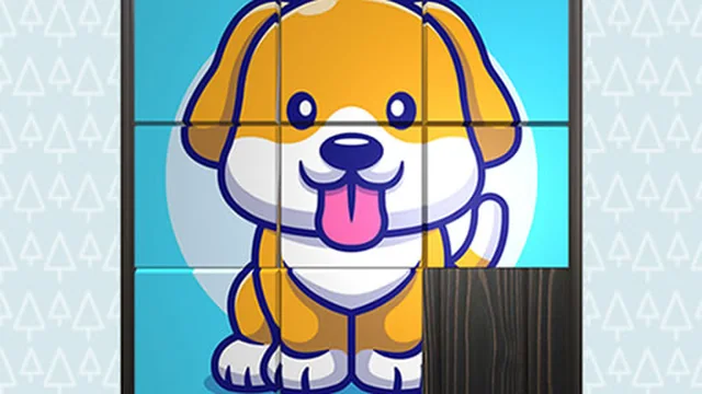 3D Kid Sliding Puzzle