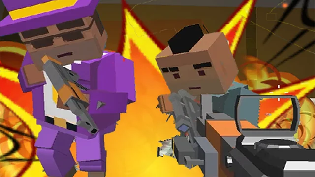 Advanced Blocky Gangster Warfare