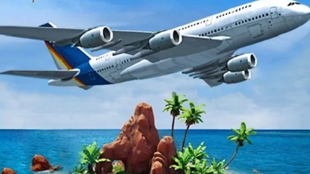 Airplane Simulator Island Travel