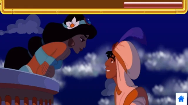 Alladin love kiss