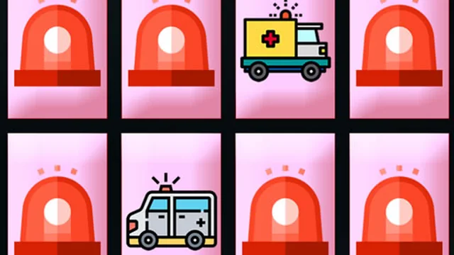 Ambulance Trucks Memory game thumbnail