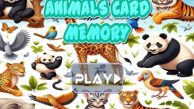 Animal cards memory