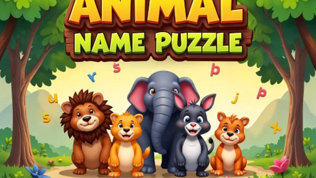 Animal Name Puzzle