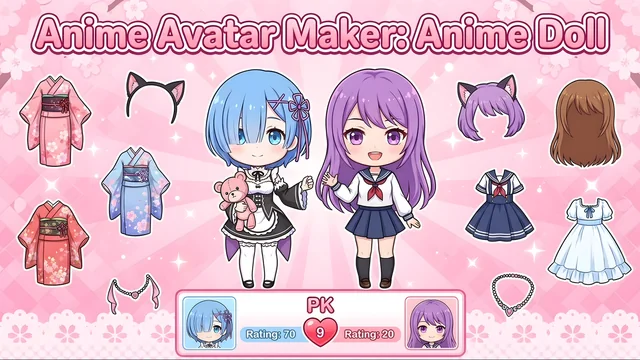 Anime Avatar Maker: Anime Doll