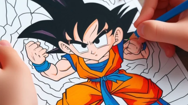 Anime Coloring Book
