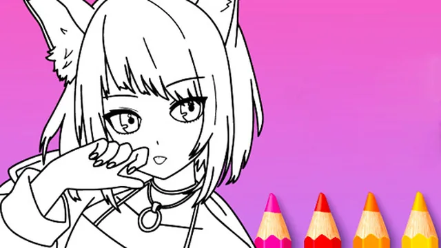 Anime Manga Coloring Book