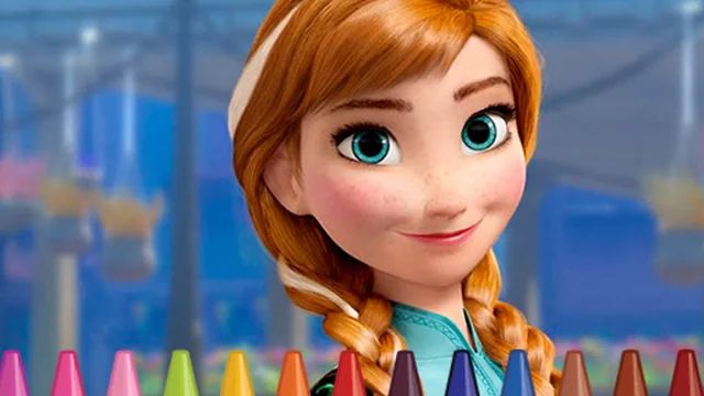 Anna Frozen Coloring