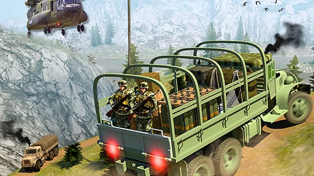 Army Cargo Transport Driving Online