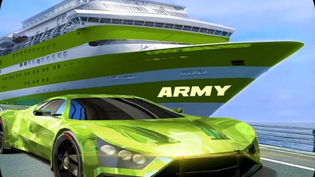 Army Truck Car Transport Game
