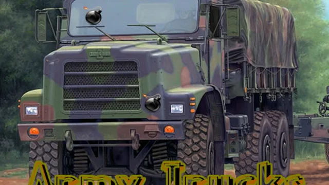Army Trucks Hidden Objects