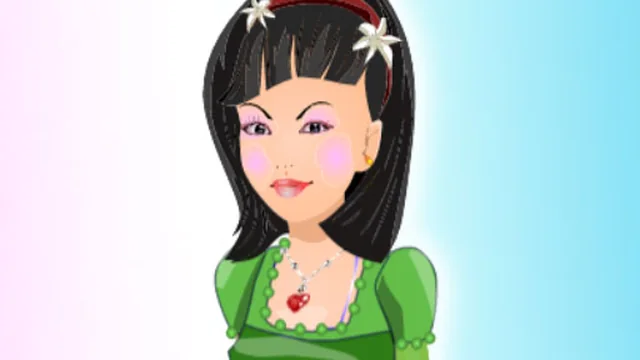 Asian Girl Dress Up