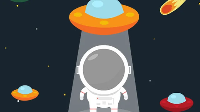 Astronaut vs Aliens