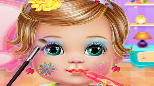 Baby Dress Up and Makeup