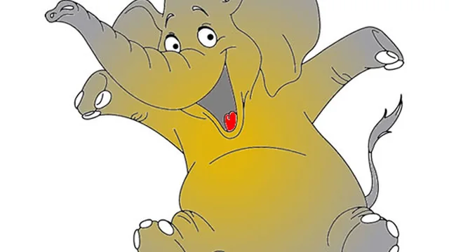 Baby Elephant Coloring