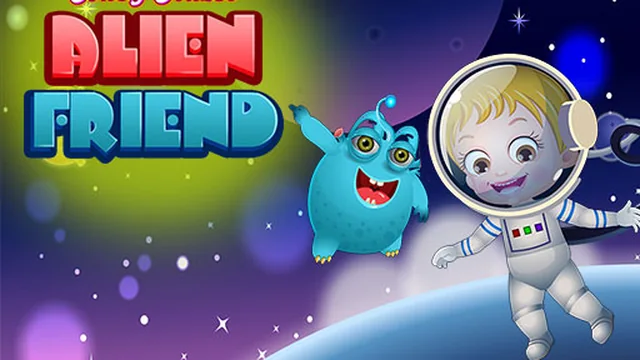 Baby Hazel Alien Friend