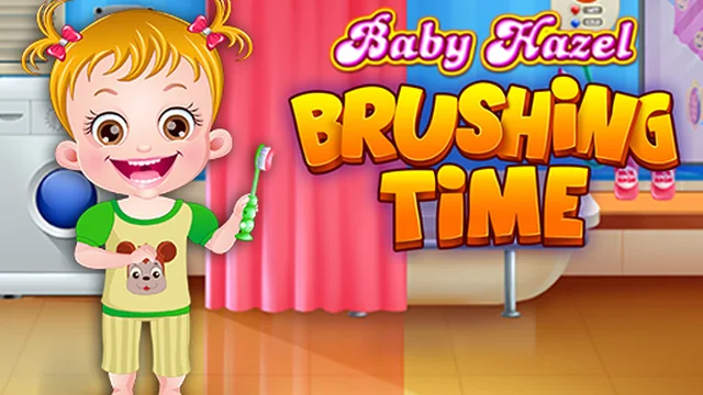 Baby Hazel Brushing Time