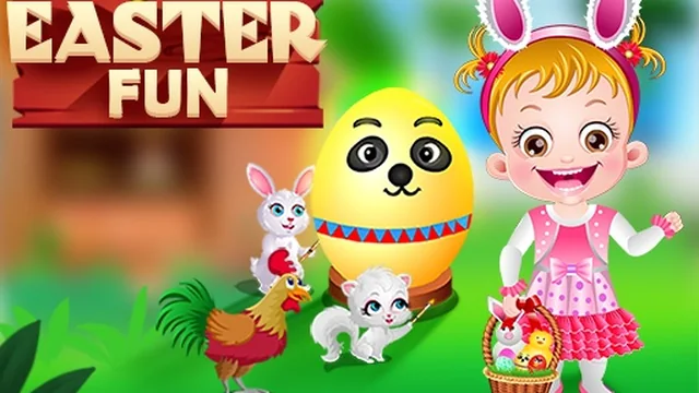 Baby Hazel Easter Fun