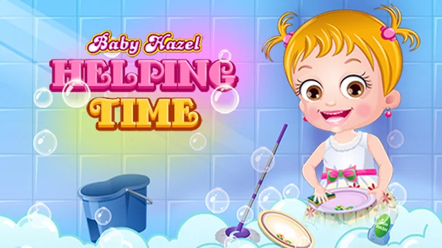 Baby Hazel Helping Time