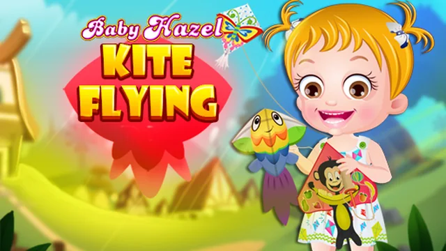 Baby Hazel Kite Flying