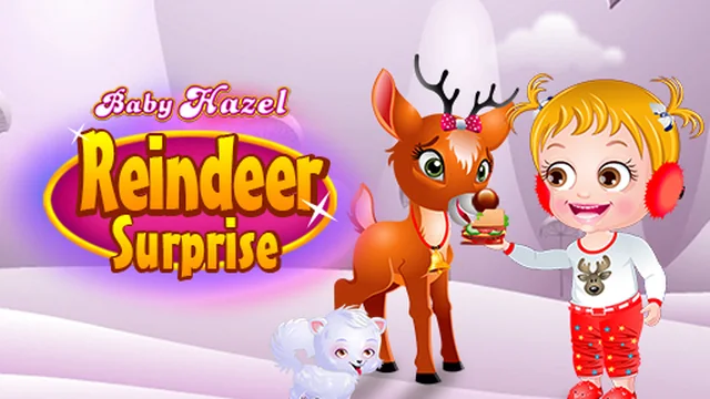 Baby Hazel Reindeer Suprise