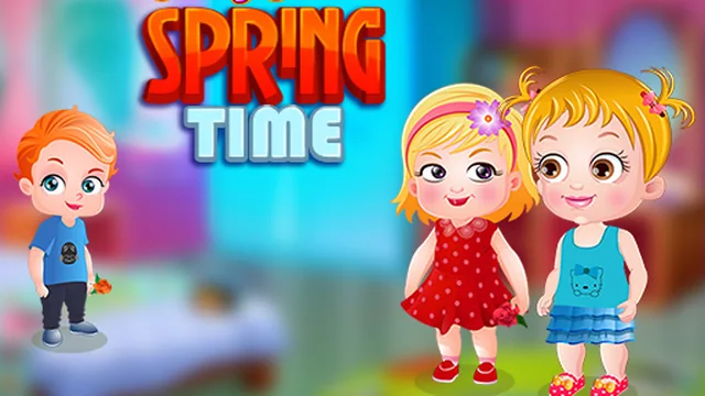 Baby Hazel Spring Time