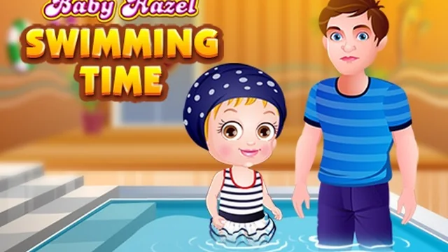 Baby Hazel Swimming Time