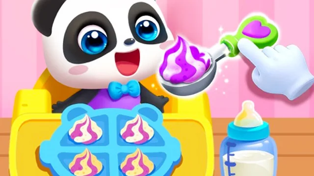 Baby Panda Boy Caring