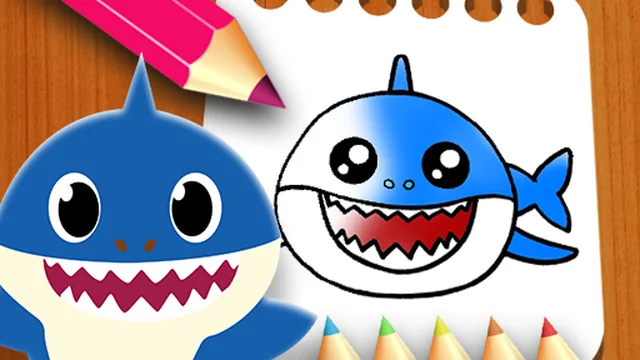 Baby Shark Coloring Book