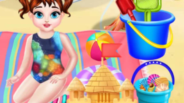 Baby Taylor At Beach