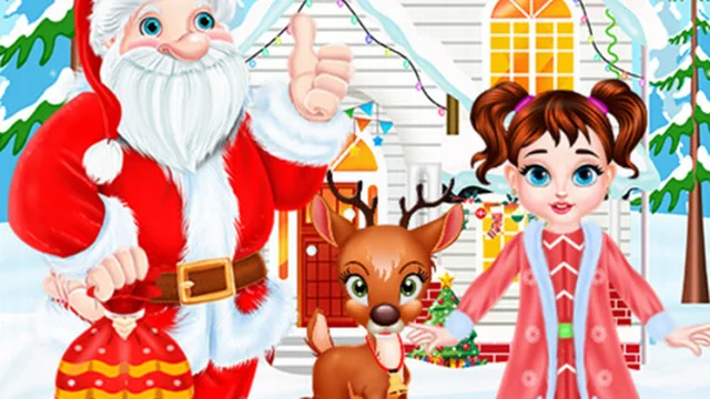 Baby Taylor Christmas Reindeer Fun