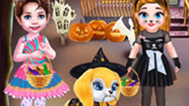 Baby Taylor Halloween Fun - Makeup & Dressup