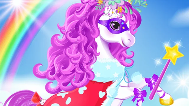 Baby unicorn dress up
