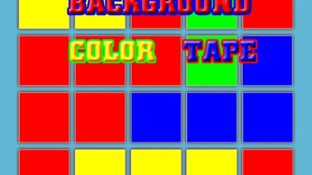 Background Color Tap