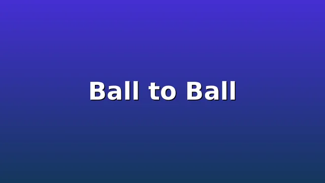 Ball to Ball game thumbnail