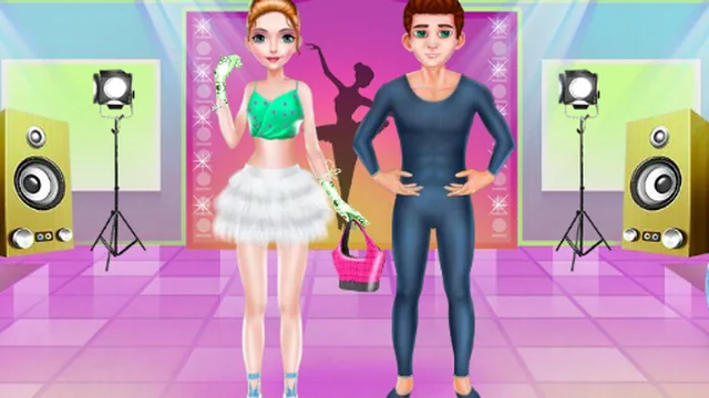 Ballerina Dancer Beauty Salon