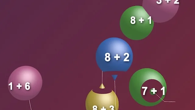 Balloon Pop Addition 3D Game