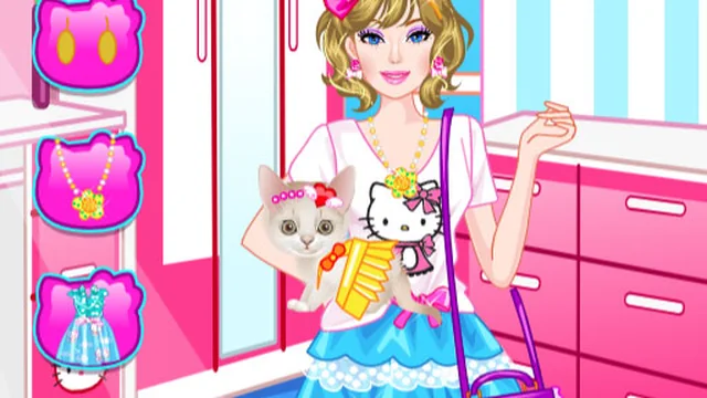 Barbie With Kitty