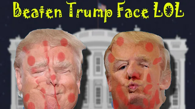 Beaten Trump Face LOL