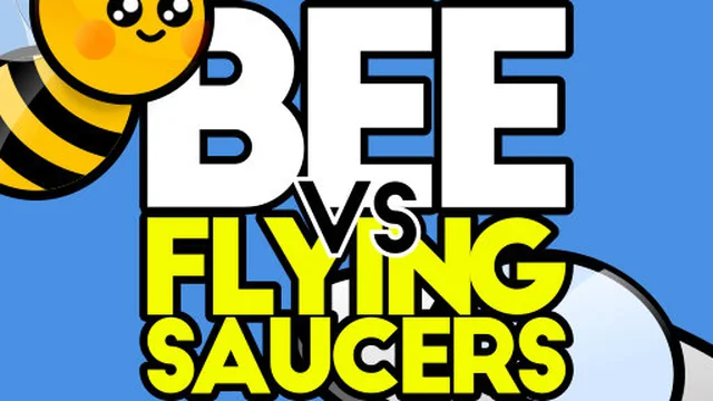 Bee vs flying saucers