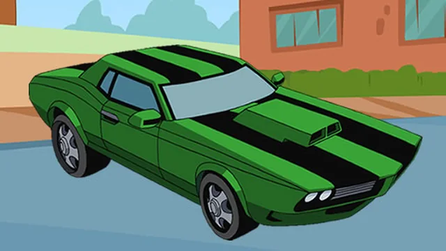 Ben 10 Car Jigsaw game thumbnail