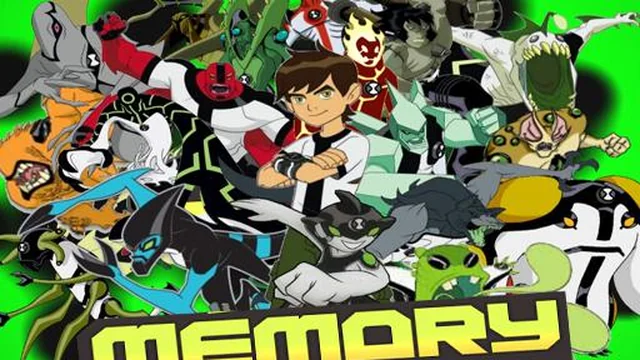 Ben 10 Match 3 Cards Alien Force