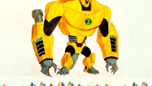Ben10 Monsters Coloring