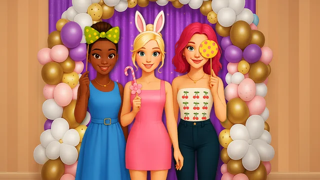 BFF Easter Photobooth Party