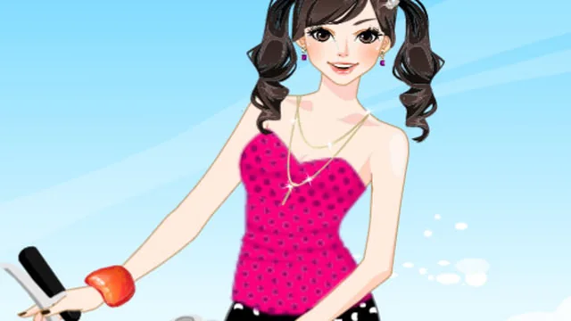 Bicycle Girl Dressup