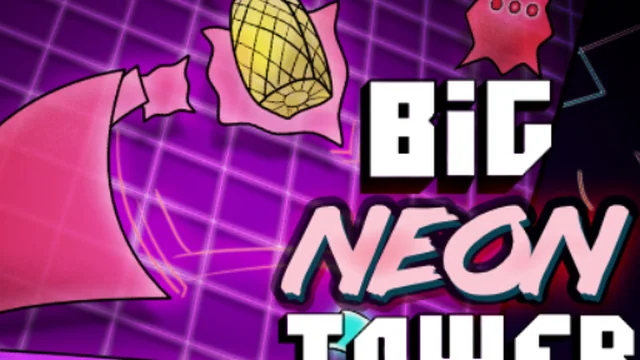 Big NEON Tower VS Tiny Square