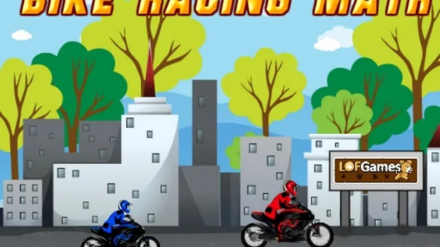 Bike Racing Math game thumbnail
