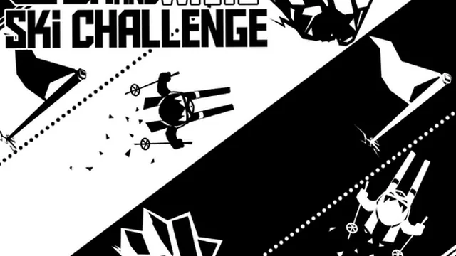 Black & white ski challenge